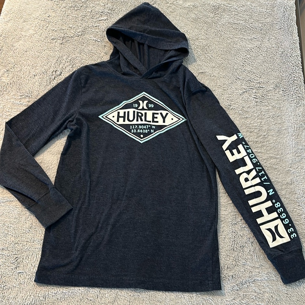 Hurley Hooded Long Sleeve T-Shirt
